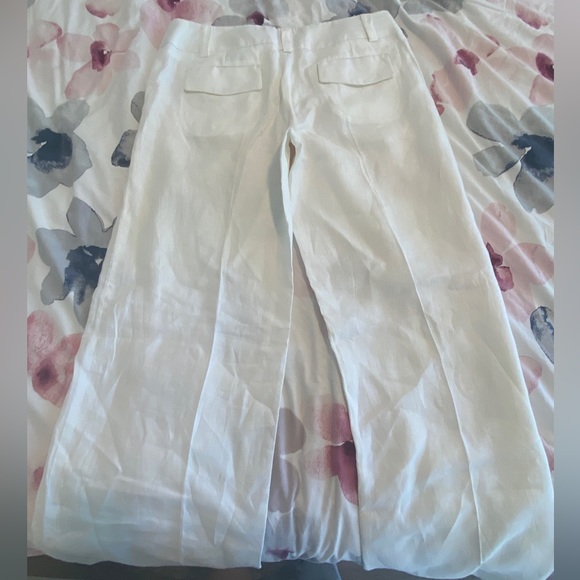 Beautiful wide leg 100% linen pants - Picture 4 of 8